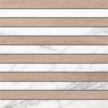 Ametis by Estima Мозаика Мозаика SM01/SI01 Supreme Fascia неполированная 30x30x1.0 Ametis by Estima
