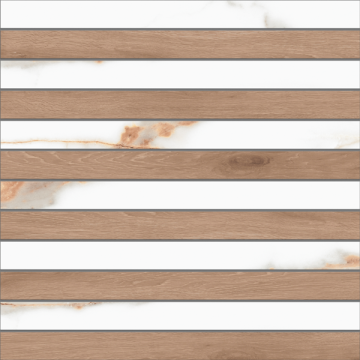 Ametis by Estima Мозаика Мозаика SM03/SI01 Supreme Oak Fascia неполированная 30x30x1.0 Ametis by Estima
