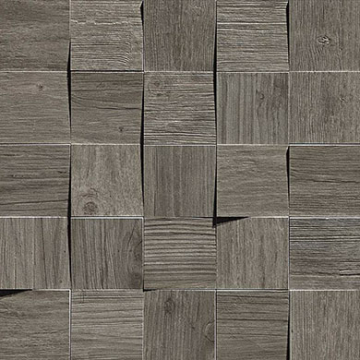 AMV4 Керамогранит Axi Grey Timber Mosaico 3D 35x35 Atlas Concorde