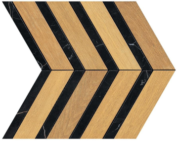 AO3K Мозаика Heartwood Malt Marble Chevron 29,4x28,7 Atlas Concorde
