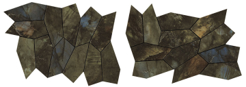 AOVO Мозаика Marvel Brazil Green Leaf Lapp 42,3x27,2 Atlas Concorde