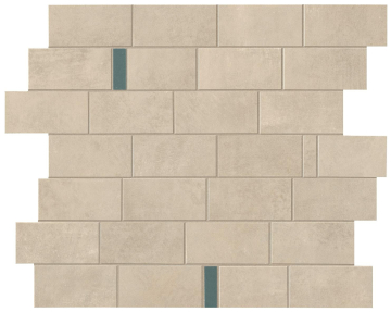 Atlas Concorde 9BMV Мозаика Boost Pro Cream Minibrick Pro Blue 29,7x33,3 Atlas Concorde