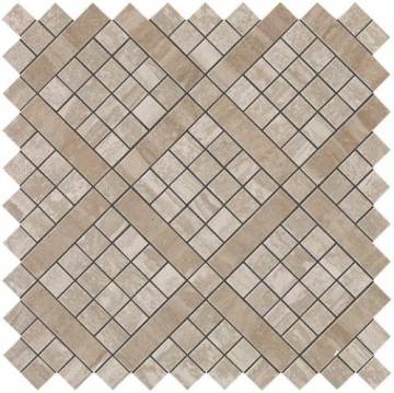 Atlas Concorde 9MVB Мозаика Marvel Travertino Silver Diagonal Mosaic 30.5x30.5 Atlas Concorde