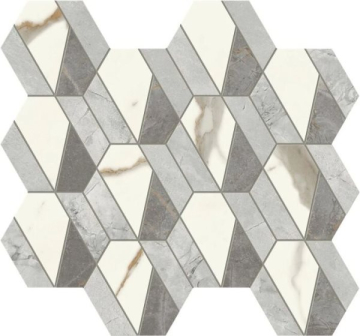 Atlas Concorde AF8Q Мозаика Marvel Mosaico Hive Hex Lappato 37,2x32,2 Atlas Concorde