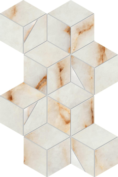 Atlas Concorde AYLP Мозаика Marvel Diva Ice Crystal Mosaico Hex Lapp 40,3х23,3 Atlas Concorde
