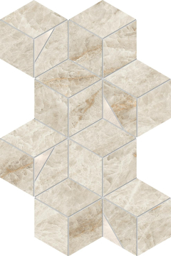 AYLQ Мозаика Marvel Diva Taj Mahal Mosaico Hex Lapp 40,3х23,3 Atlas Concorde