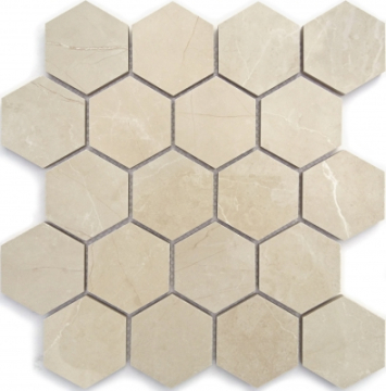 BMB1562M1 Мозаика Marble Porcelain Nuvola beige POL 267х308 BODE