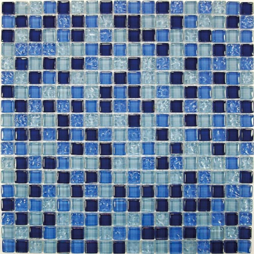 Bonaparte Мозаика Blue Drops (стекло) 15*15 300*300 Bonaparte