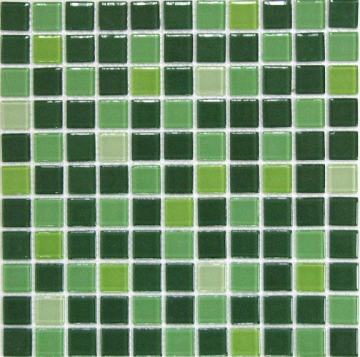 Bonaparte Мозаика Jump Green №1 (dark) Растяжки 25*25 300*300 Bonaparte