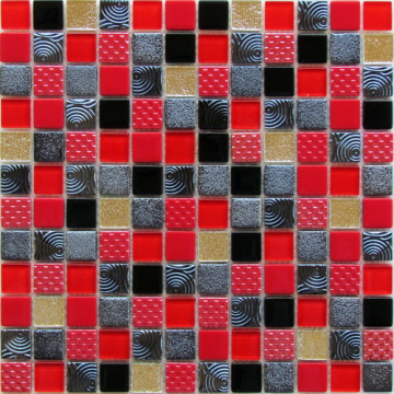 Bonaparte Мозаика Poker (стекло) 23*23 300*300 Bonaparte
