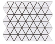Bonaparte Мозаика Reno White matt 25.2x29.1 Bonaparte