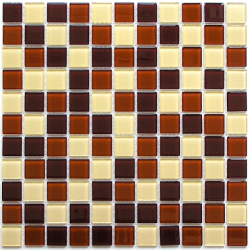 Bonaparte Мозаика Toffee mix (стекло) 25*25 300*300 Bonaparte