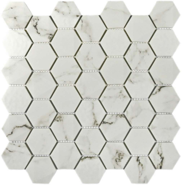 Bonaparte Мозаика Volume White 48*48*6.5 303*300 Bonaparte