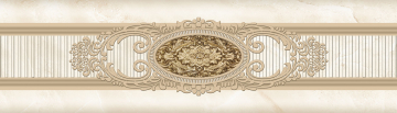 Бордюр 553 Плитка ERMITAGE центр 8.5х29.5 Eurotile Ceramica