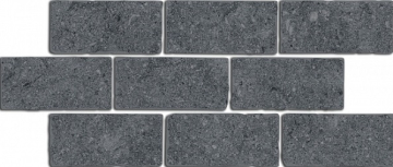 BR021 Керамогранит Роверелла серый темный мозаичный 34.5x14.7 Kerama Marazzi