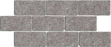 BR025 Керамогранит Роверелла пепельный мозаичный 34.5x14.7 Kerama Marazzi