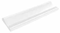 BR1312 Керамогранит Onda Border White 7х25 Serapool