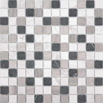 Caramelle Mosaic Мозаика Pietra Mix 4 Mat 23x23x4 (ПУ) 298x298 Caramelle Mosaic