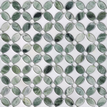 Caramelle Mosaic Мозаика Pietra Mix 5 traforato POL 296x296x7 Caramelle Mosaic