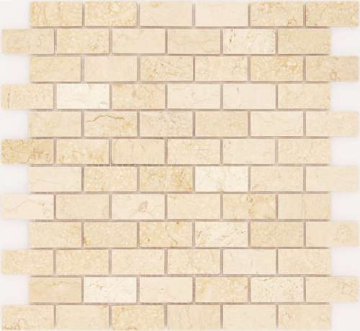 Caramelle Mosaic Мозаика Pietrine Botticino POL 2.3x4.8 29.8x29.8 Caramelle Mosaic
