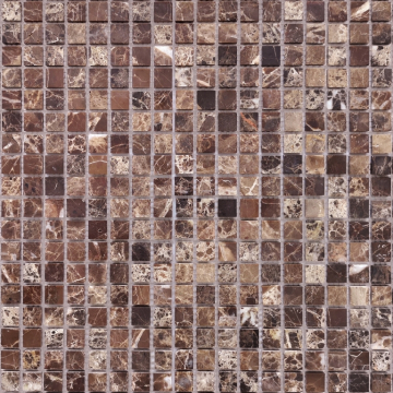 Caramelle Mosaic Мозаика Pietrine Emperador Dark POL 15x15х4 305x305 Caramelle Mosaic