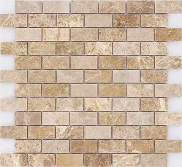 Caramelle Mosaic Мозаика Pietrine Emperador Light POL 2.3x4.8 29.8x29.8 Caramelle Mosaic