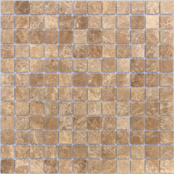Caramelle Mosaic Мозаика Pietrine Emperador Light POL 23x23x4 298х298 Caramelle Mosaic