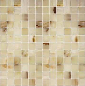 Caramelle Mosaic Мозаика Pietrine Onice Jade Bianco POL 2.3x2.3 29.8x29.8 Caramelle Mosaic