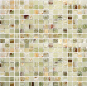 Caramelle Mosaic Мозаика Pietrine Onice Jade Verde POL 1.5x1.5 30.5x30.5 Caramelle Mosaic