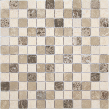 Caramelle Mosaic Мозаика Pietrine Pietra Mix 1 MAT 23x23 - толщина 4 мм 29.8X29.8 Caramelle Mosaic