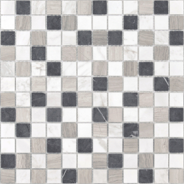 Caramelle Mosaic Мозаика Pietrine Pietra Mix 4 MAT 23x23x4 298x298 Caramelle Mosaic