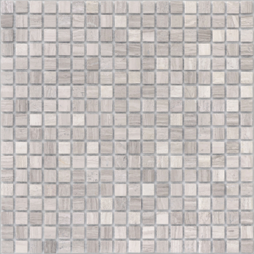 Caramelle Mosaic Мозаика Pietrine Travertino Silver MAT 15x15x4 305x305 Caramelle Mosaic