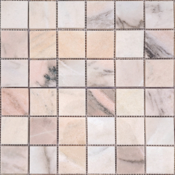 Caramelle Mosaic Мозаика Rosa Salmone POL 48x48x7 305x305 Caramelle Mosaic