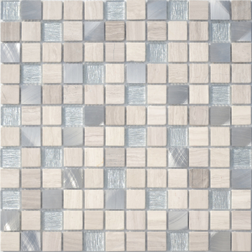 Caramelle Mosaic Мозаика Silver Flax 23x23x4 298x298 Caramelle Mosaic