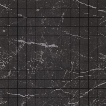 Casalgrande Padana 2705121 Мозаика Marmoker Mosaico Nero Creta Lucido 29.5x29.5 Casalgrande Padana