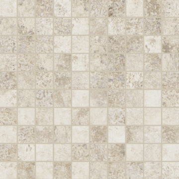 Cerim 760908 Мозаика Artifact Aged_White Mosaico 3x3 30x30 Cerim