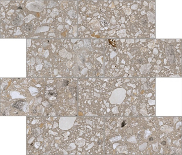 Cerim 772564 Мозаика Match Up Earl Grey Mix Glossy Muretto 6mm 7.5x15 30x30 Cerim