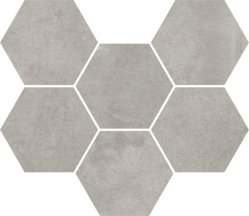 ColiseumGres 620110000173 Мозаика Экспо Грэй Мозаика Гексагон 25x29 ColiseumGres