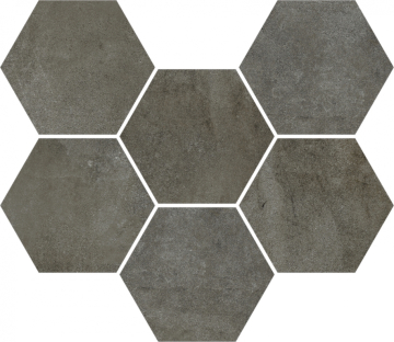 ColiseumGres 620110000174 Мозаика Экспо Дарк Мозаика Гексагон 25x29 ColiseumGres