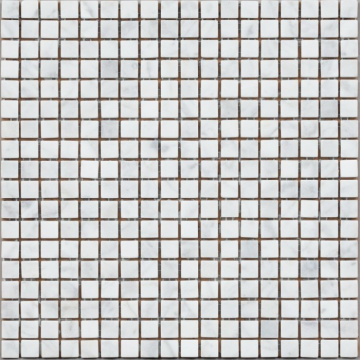 DAO Мозаика DAO-536-15-8 Carrara камень 1.5х1.5 30х30 DAO