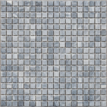 DAO Мозаика DAO-538-15-4 Silver Grey мрамор 1.5х1.5 30х30 DAO