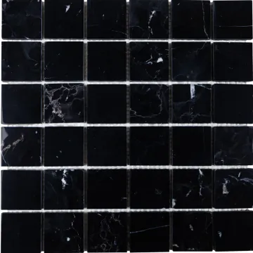 DAO Мозаика DAO-605-48-8 Nero Marquina 4.8х4.8 30х30 DAO