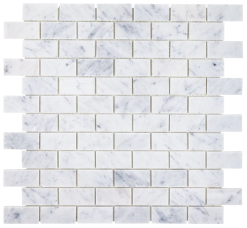 DAO Мозаика DAO-636-23-48-4 Carrara 2.3*4.8 30*30 DAO