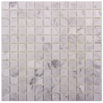 DAO Мозаика DAO-636-23-8 Carrara 2.3х2.3 30х30 DAO