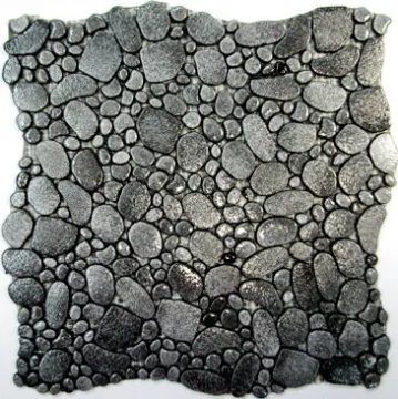 E-047 Мозаика Gravel антрацит асфальтовый гравий 30.5x30.5 Keramissimo