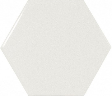 EQUIPE 21911 Плитка Hexagon Scale White 10,7x12,4 EQUIPE