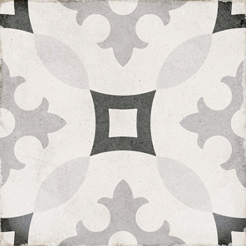 EQUIPE 24417 Керамогранит Art Nouveau Karlsplatz Grey 20x20 EQUIPE