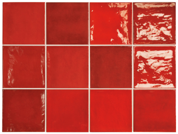 EQUIPE 25592 Плитка Volcanic Red 13.2x13.2 EQUIPE