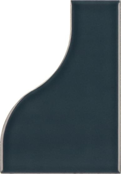 EQUIPE 28852 Плитка Curve Ink Blue Gloss 8,3x12 EQUIPE