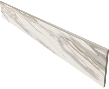 Estima Керамогранит Плинтус RM01 Miramare White неполированный 7x60 Estima